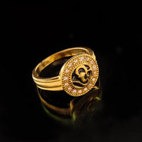 Thumbnail for Latest-Fancy-Men's-Gold-Plated-Finger-Ring