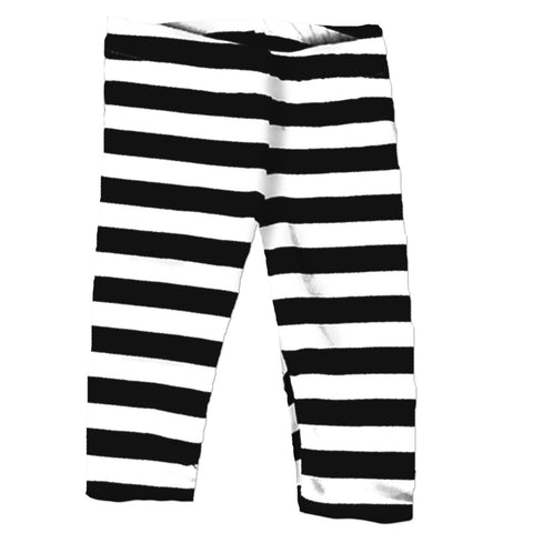 black and white striped capri pants