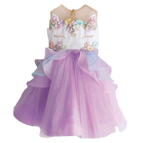 purple unicorn dress