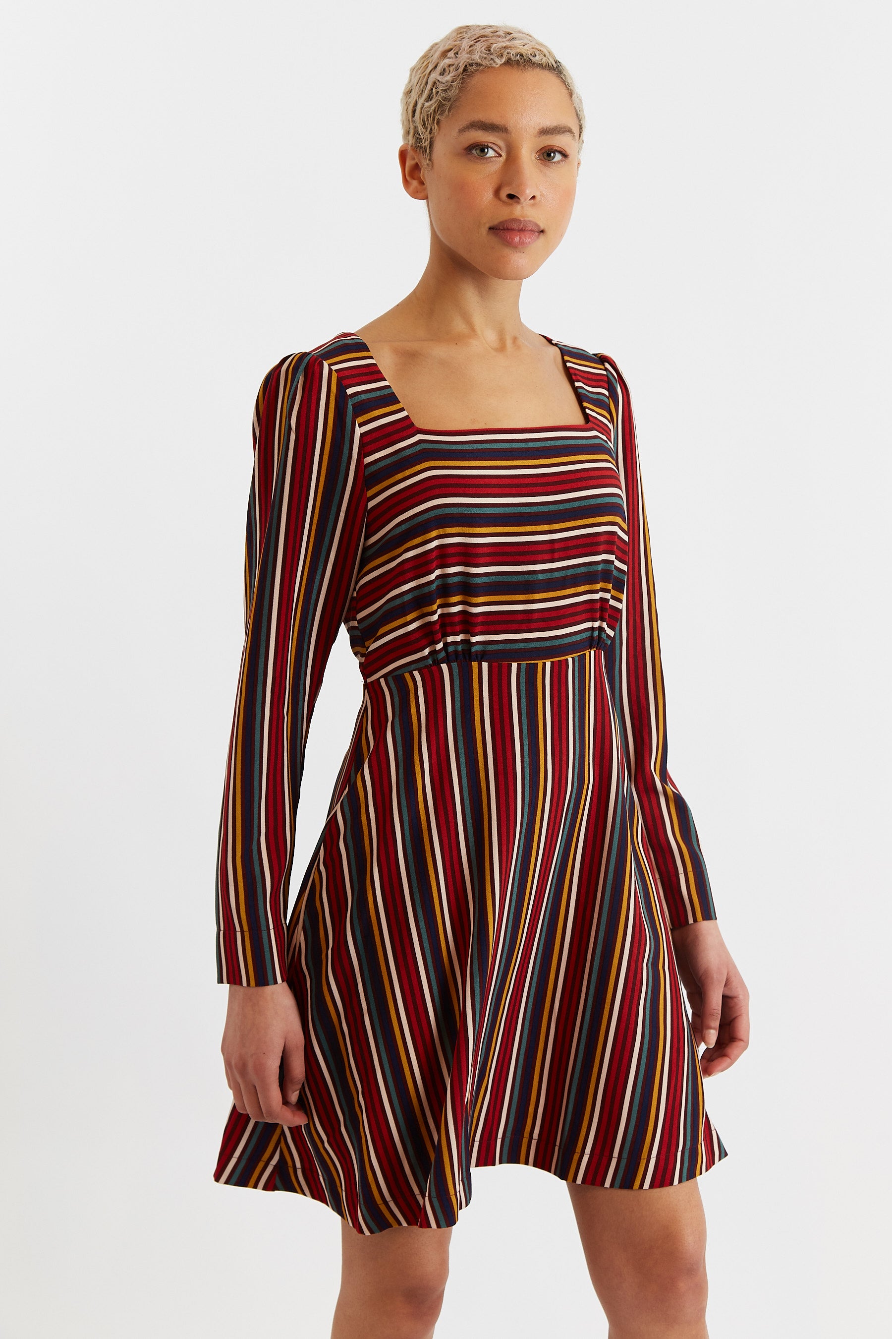 Cossette Winter Stripe Long Sleeve Mini Dress product