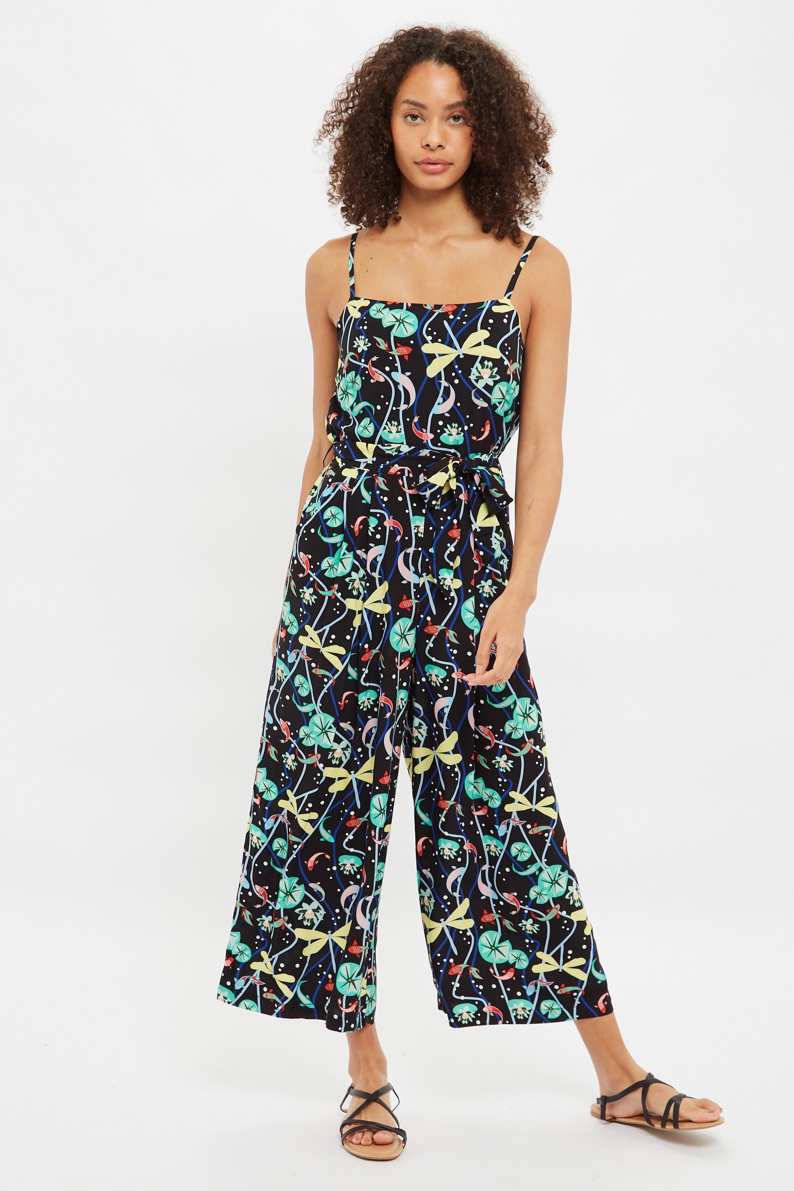 Louche Sikke Pond Print Strappy Jumpsuit product
