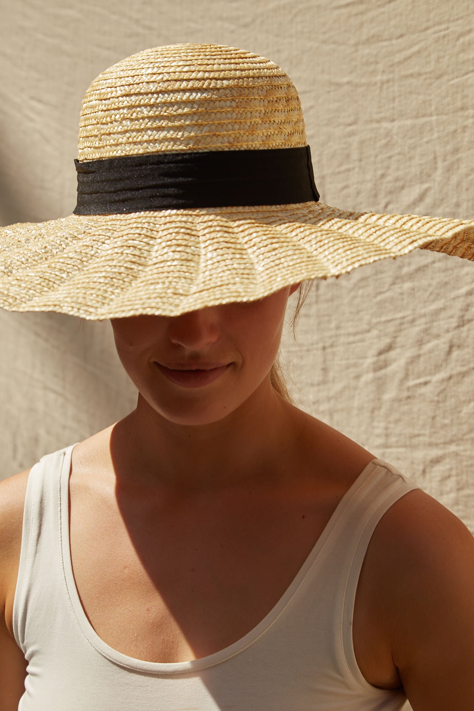 Louche Wave Wide Brimmed Straw Hat product