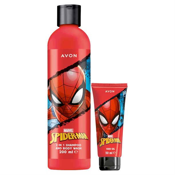Marvel Spider-Man Shampoo & Body Wash & Hair Gel – Kleine Muis