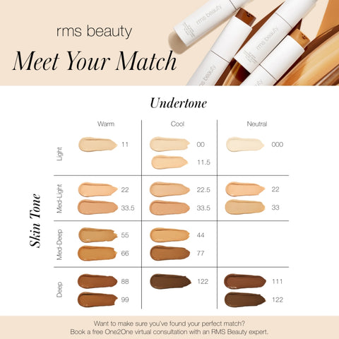 Gæstfrihed forseelser Fuld How To Find Your ReEvolve Foundation Shade | RMS Beauty