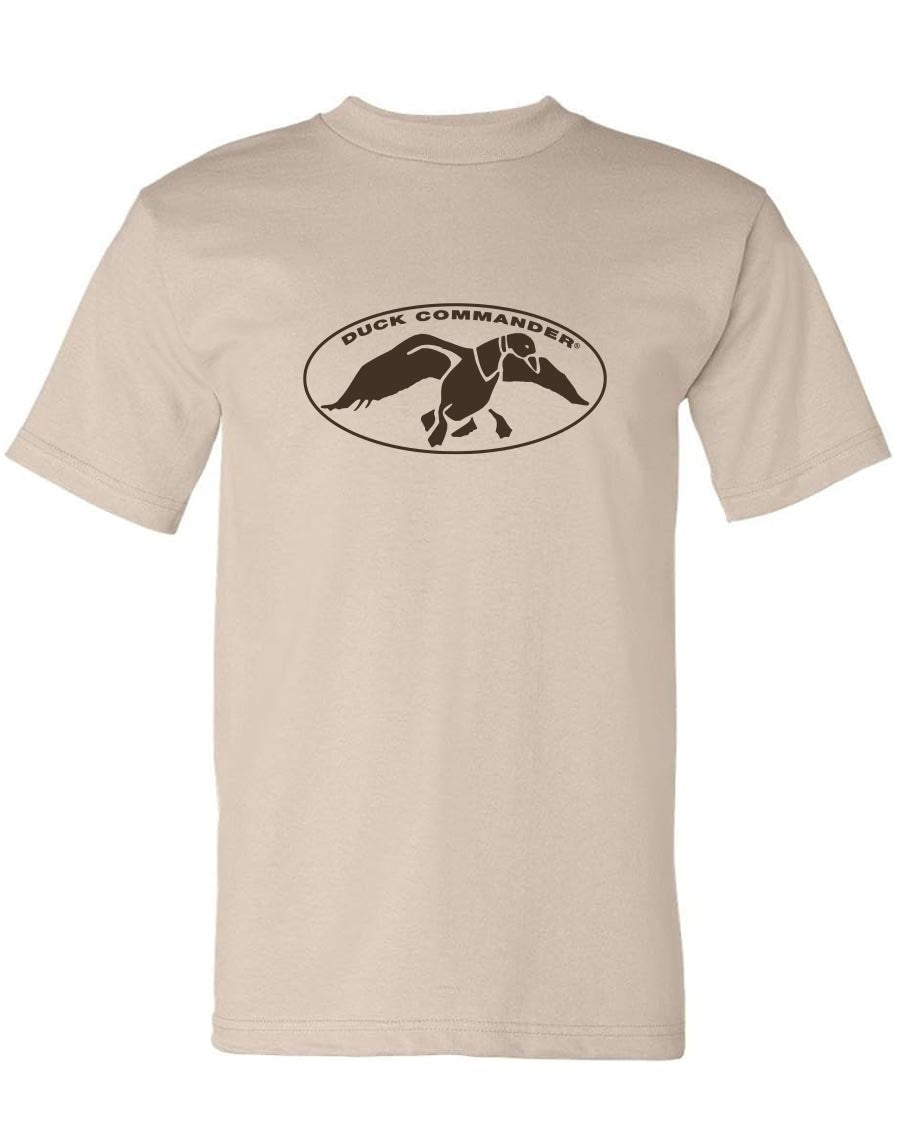 Duck Commander Tan Unisex Logo Tee