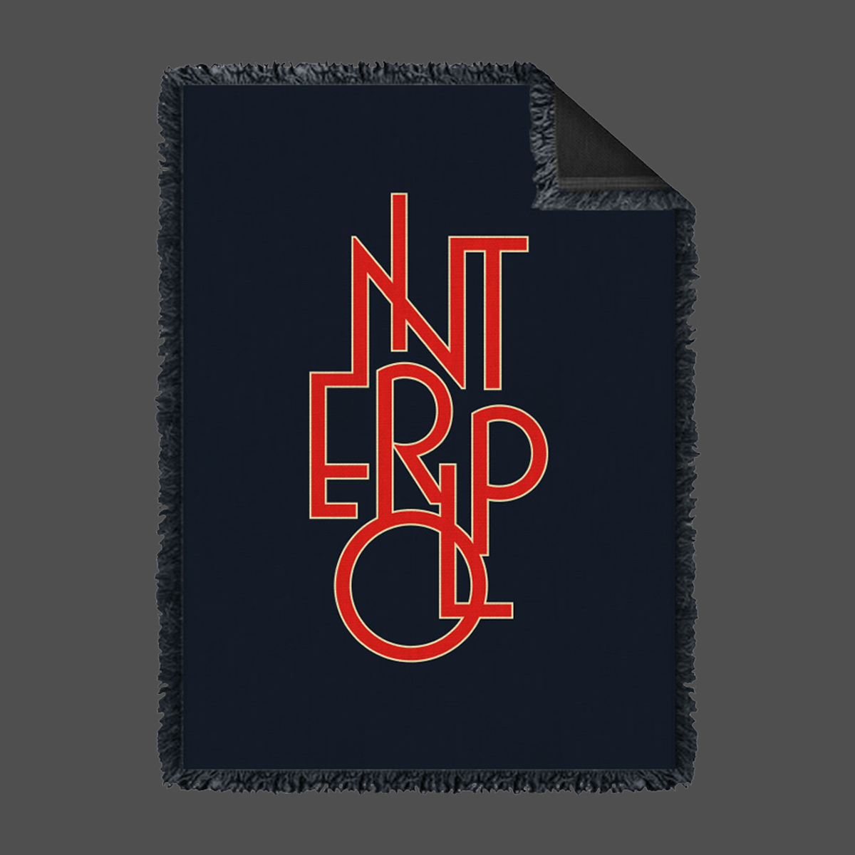 Vertical Logo Blanket - Interpol