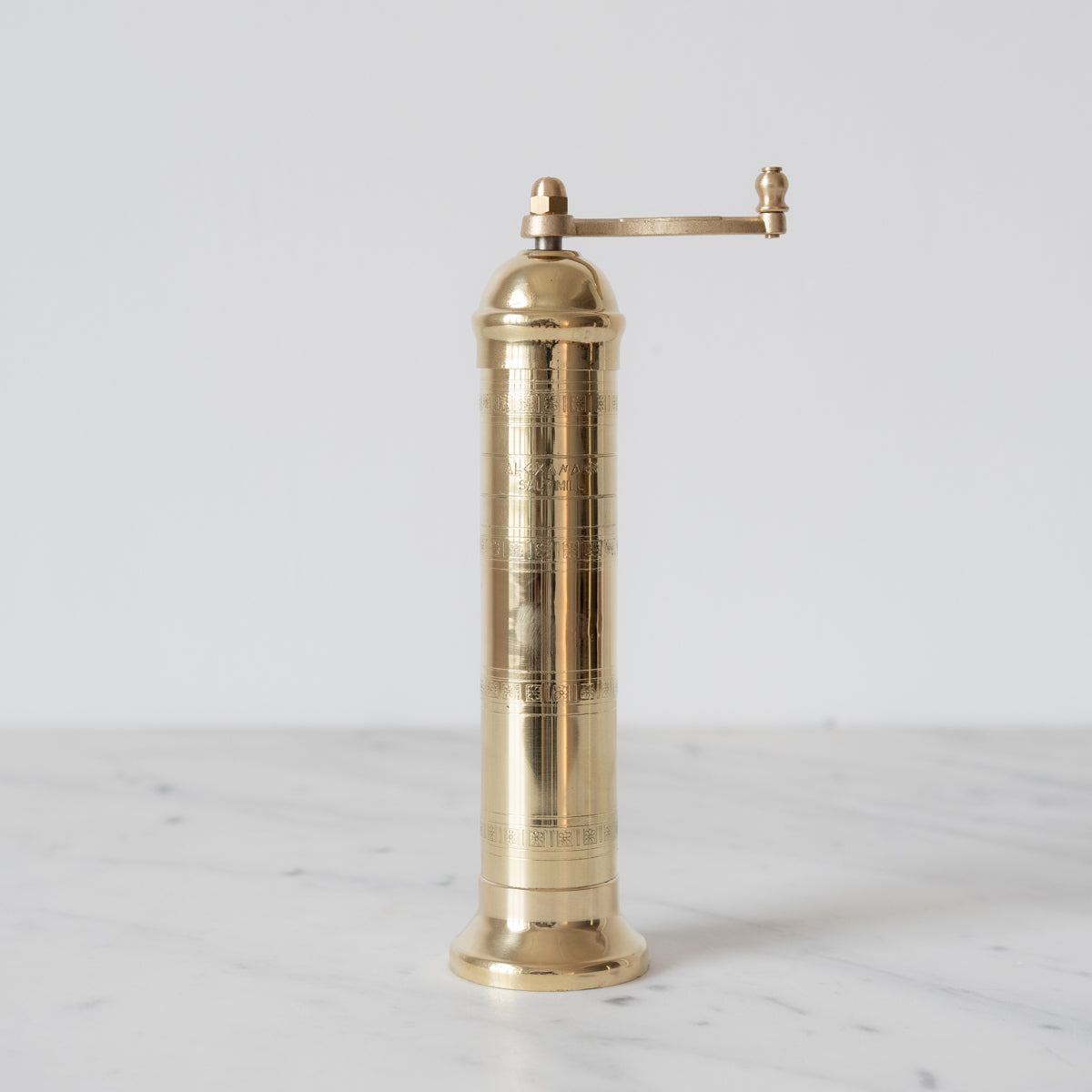 BRASS PEPPER AND SALT MILLS – Agate and Birch