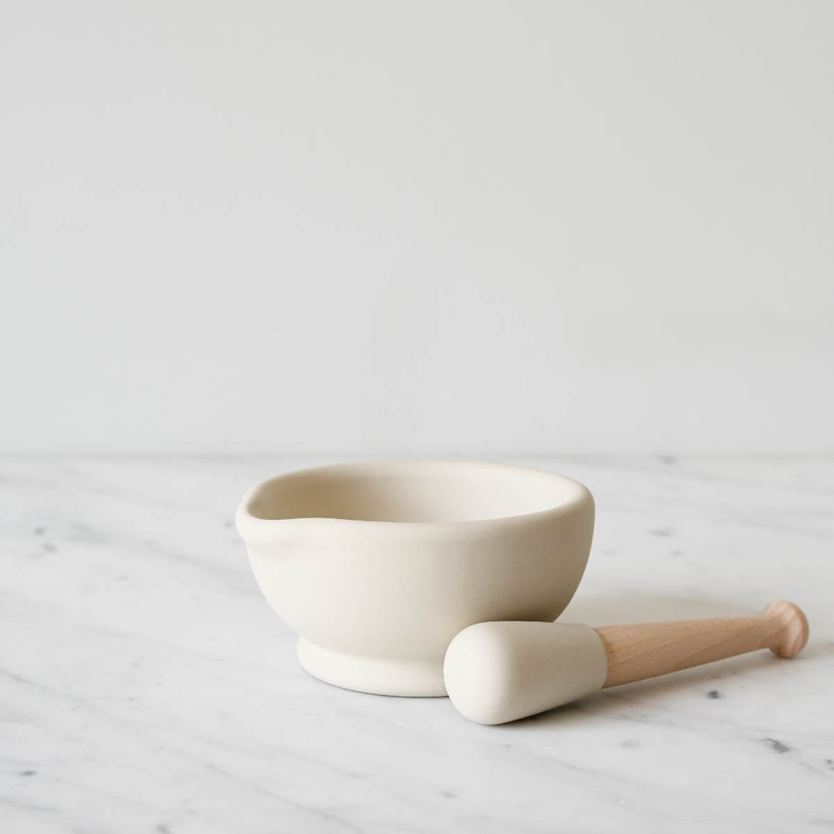 Milton Brook Range Unglazed Mortar & Pestle, 4.5-Inch