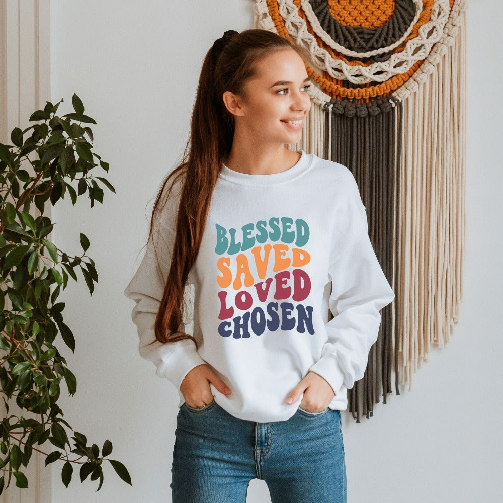 Faith Hope Love Floral Text Sweatshirt – Jonomea