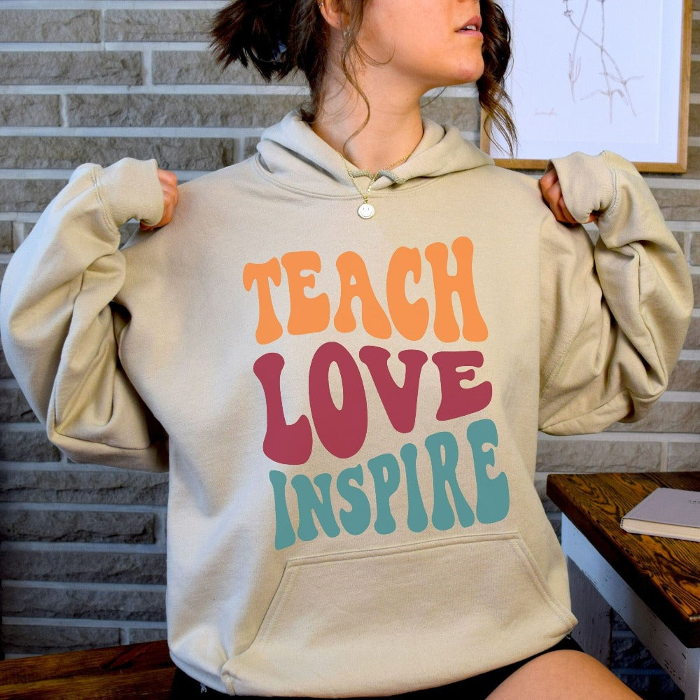 Teach Love Inspire Bleached Shirt – RTTO Creations