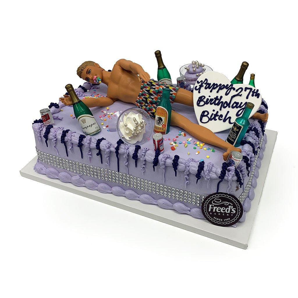 Ken Night Out Vegas Birthday Cake Freed S Bakery