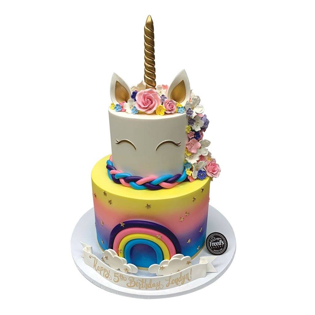 For Girls Tagged Unicorn Birthday Cake Freed S Bakery - birthday cake ice cream hair roblox