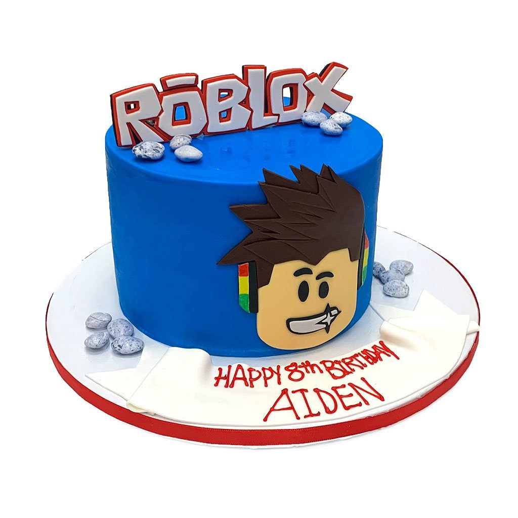 roblox buttercream cake design