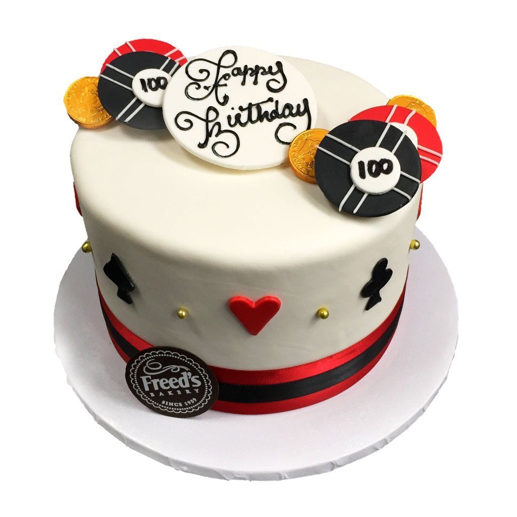 21 Blackjack Birthday Cake