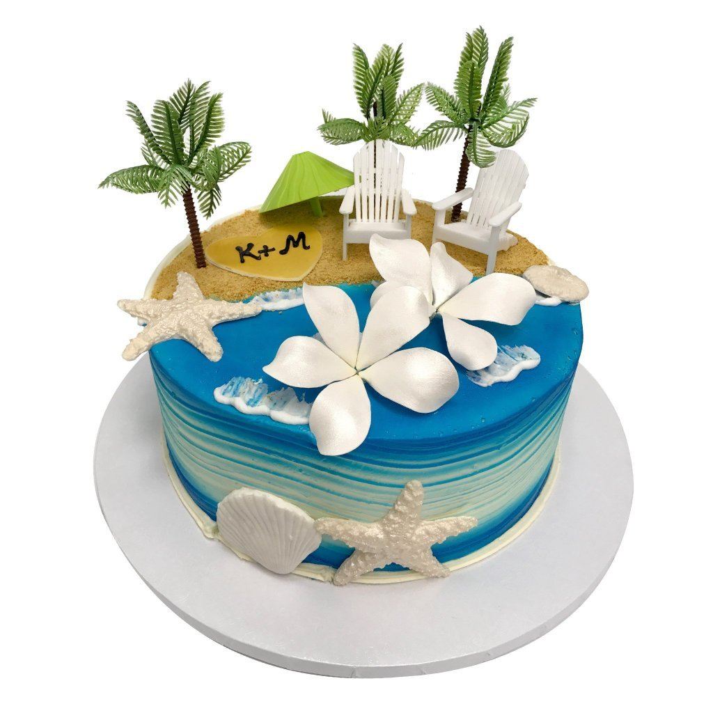 Beach Life |Two Tier Cake|The Cake Store