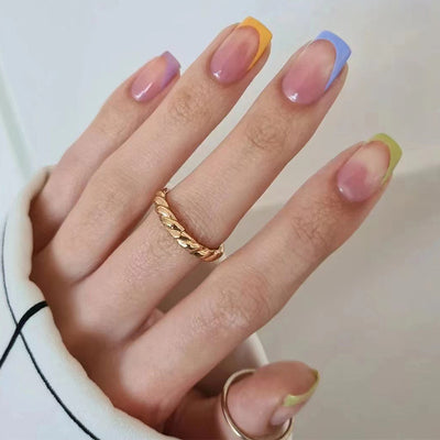 Colorful French Tips