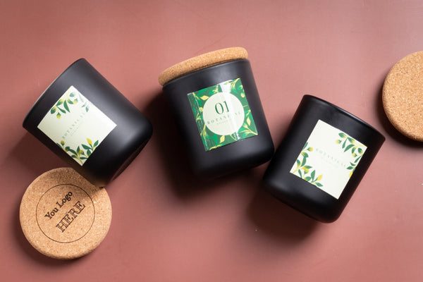 Branded Gifts Candles in Black Jars