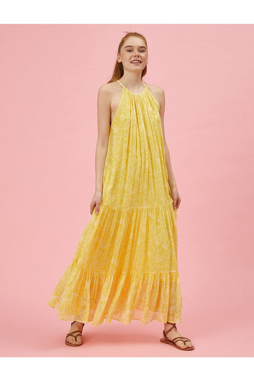 Koton Sarı Kadın Elbise S - Givin