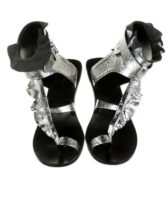 Kadın Gümüş Isabel Marant Sandalet 39 - Givin