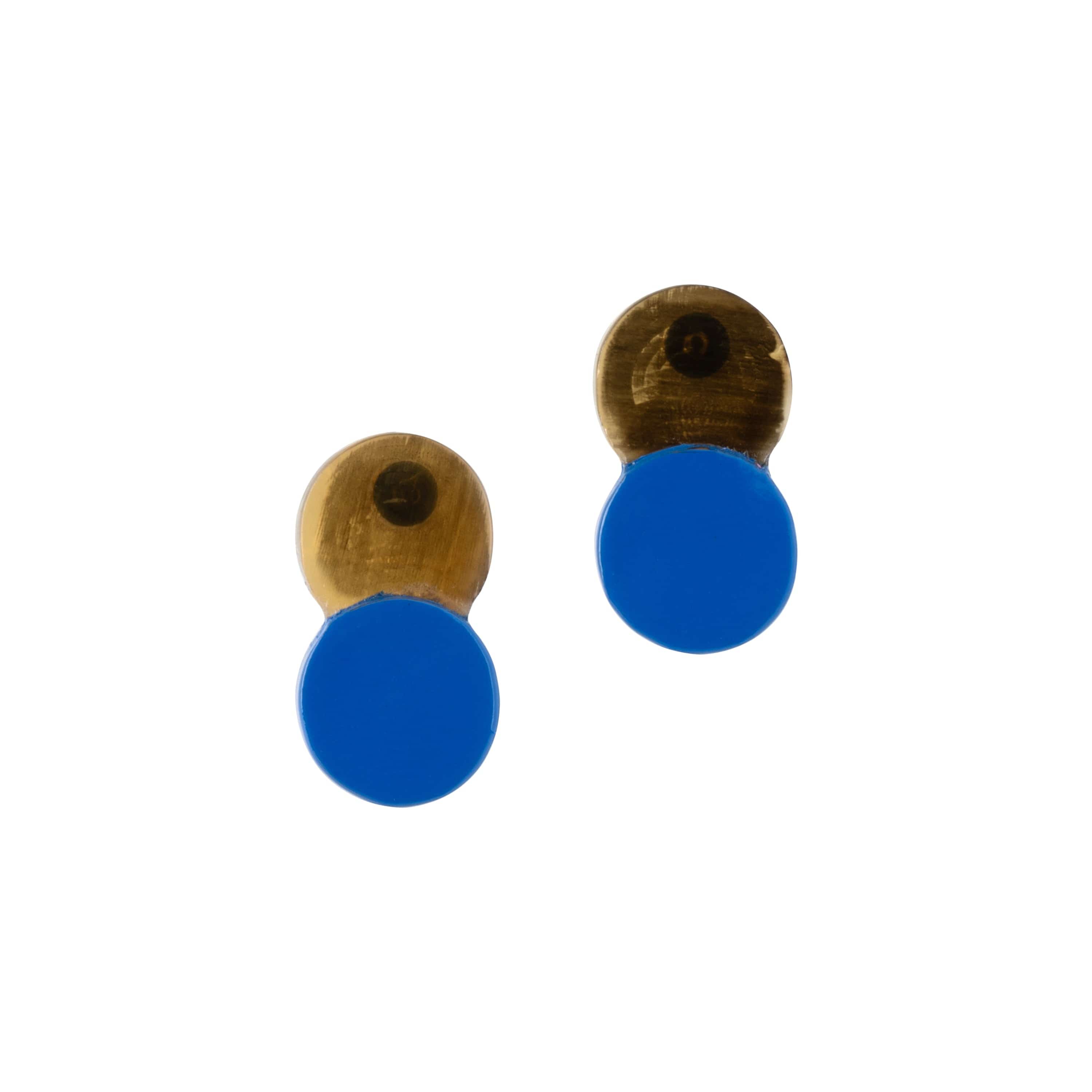 Mini Seaside Double Circle Studs
