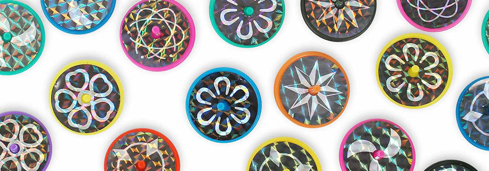 Spinning Tops Laser 1-5 144 pack link