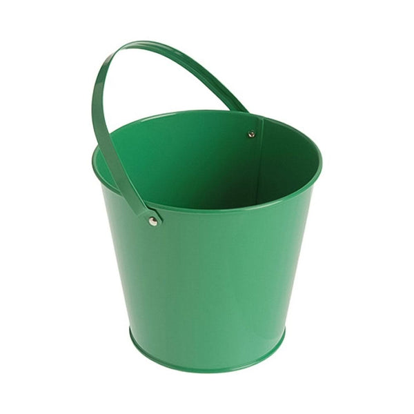 Kiwi Green Metal Favor Pail 4 1/4in x 4 1/2in