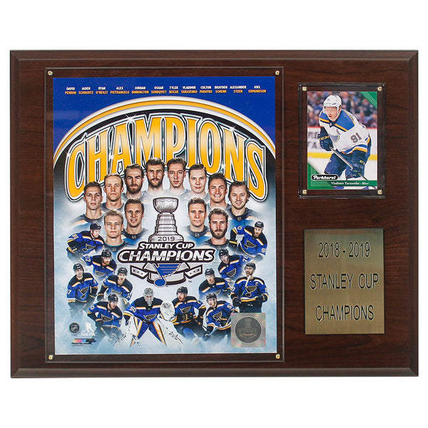 2019 St. Louis Blues Stanley Cup Championship Newspaper Framed 