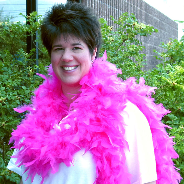 Rainbow Feather Boa (6', 60 Grams)