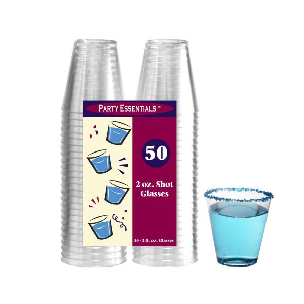 2 oz Plastic Jello Shot Cups with Lids- 125ct