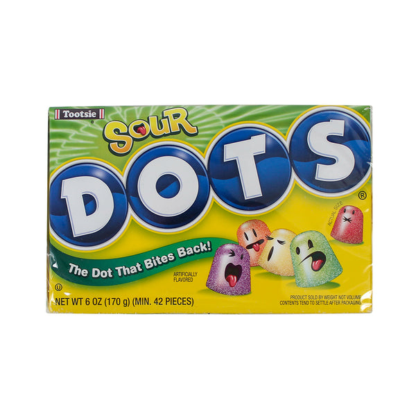 DOTS Assorted Fruit Flavored Gumdrops Mini Boxes - Bag of 17