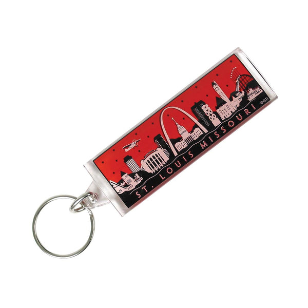 funcarnival-com Wholesale St. Louis Keychain - Spinner Arch (DZ)