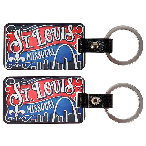 St. Louis Missouri Bottle Opener Key Chain 