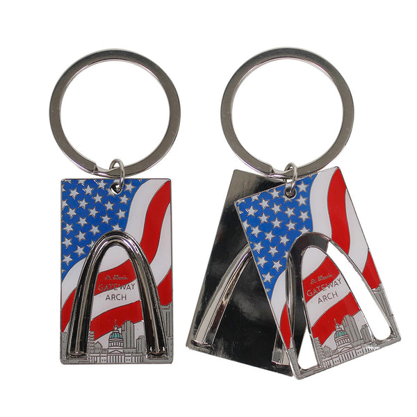 American Carnival Mart St. Louis Keychain - Shimmering Twilight 3 (DZ)