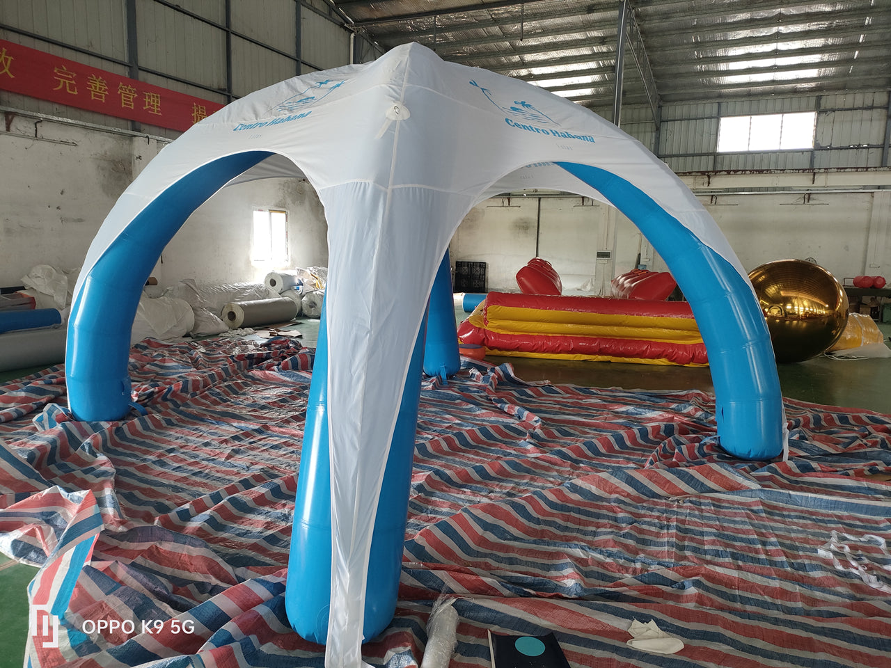 custom inflatable x-tent