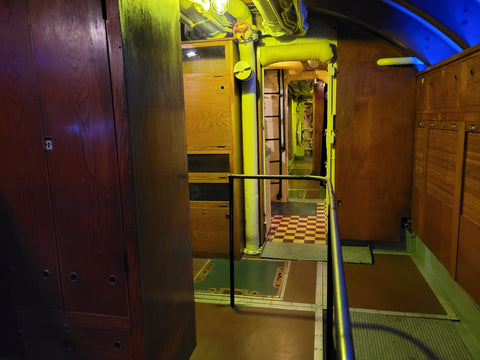 Interior of the U-505 at the Chicago Museum of Science and Industry