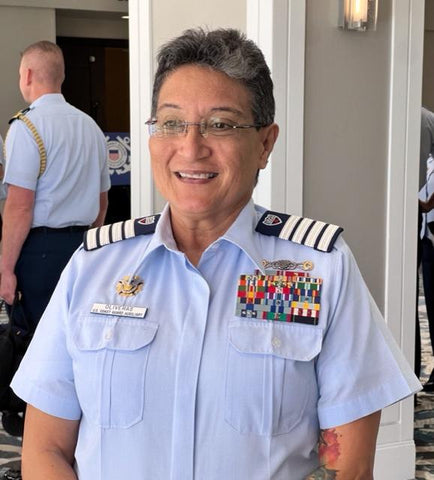 coast guard auxiliary ribbons officer