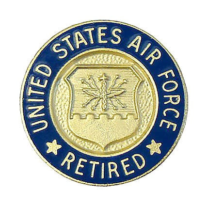 how to wear military lapel pins usaf retired