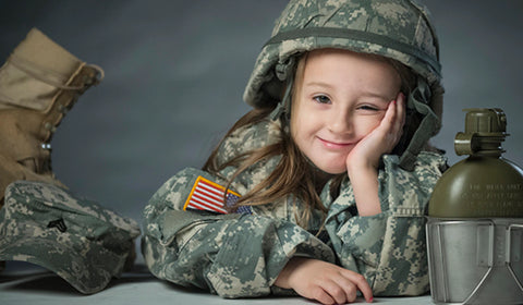 Month of the Military Child dress up