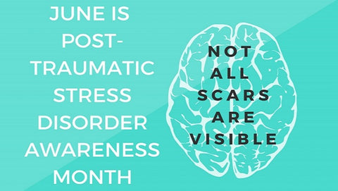 June is Post-Traumatic Stress Disorder Awareness Sign