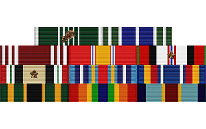 custom military ribbons rack