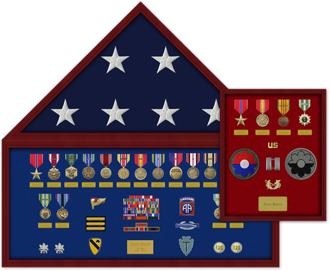 how to mount military medals shadow boxes