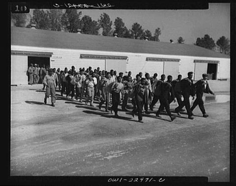 Montford Point Marines Marching