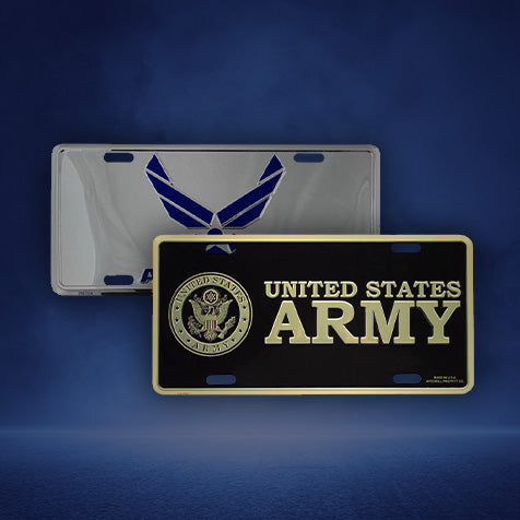 Military License Plates