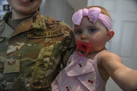 military mom gifts baby