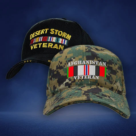 military veteran hats campaigns
