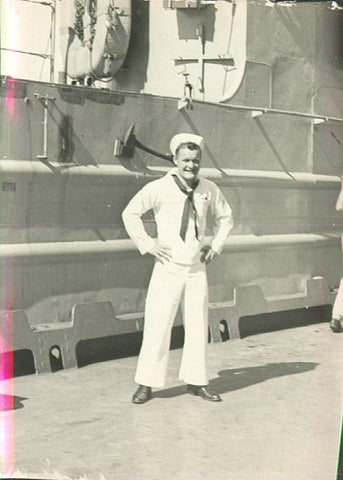 US Army Major Robert F. Morris as an enlisted sailor