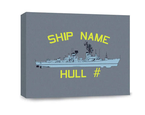 personalized navy gifts canvas