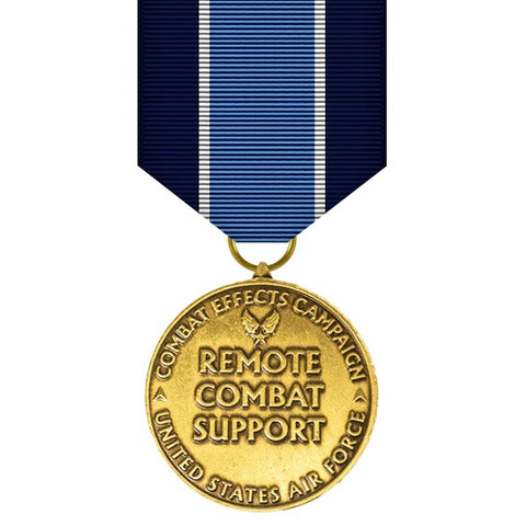 Remote Combat Effects Campaign Medal RCECM resverse side