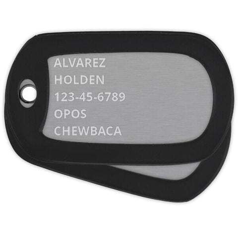 replacement dog tags sample