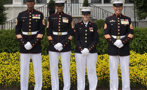 usmc military dress uniforms